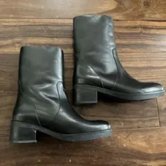 【未使用品】ADAM ET ROPE/ペコスハーフブーツ/size39/黒のサムネイル
