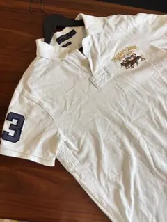 Polo Ralph Lauren 刺繍ポロシャツ M ホワイト