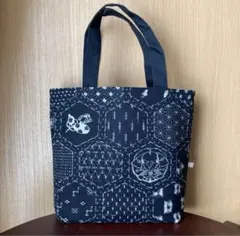 ハンドメイド　バッグ　和柄　和モダン　パッチワーク柄