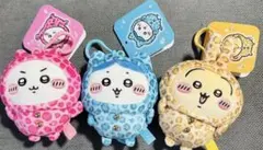 豹柄パジャマなマスコット 5点 モモンガ、シーサー、古本屋、ラッコ