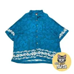エヌエフエル 古着 半袖シャツ ドルフィンズ アロハシャツ XXLのサムネイル
