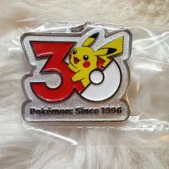 ポケモン 30周年 メタルチャームマスコット ピカチュウ