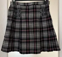 COMME CA DU MODE チェック柄プリーツスカート 150
