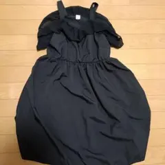 SHEIN ノースリーブ ワンピース ブラック 10Y