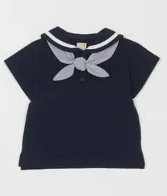familiar セーラー襟 Tシャツ 100 ファミリア セーラー襟カットソー マリン Tシャツ 100cm - メルカリ