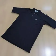 Crocodile ポロシャツ 胸ポケット付き ブラック M