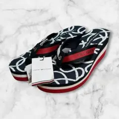 TOMMY HILFIGER ウェッジソール トングサンダル M 23.5-24のサムネイル