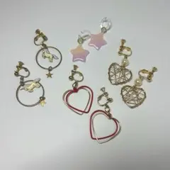 イヤリング　4点セット