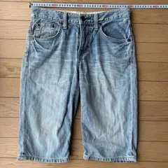 EDWIN デニムハーフパンツ メンズ ライトブルー