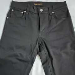 未着用 ヌーディージーンズ THIN FINN ブラックデニム W30のサムネイル