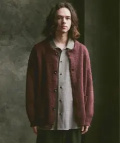 【値下げ中‼️】【Casper John】モヘアクルーネックカーディガン