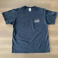 カレッジ ロゴ Tシャツ 黒 ブラック Lサイズ 古着のサムネイル