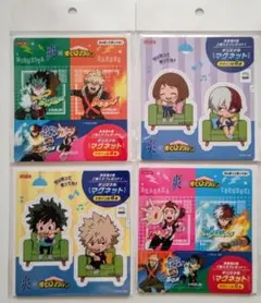 LOTTE 爽 僕のヒーローアカデミア ヒロアカ オリジナルマグネット 全4種