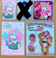 鬼滅の刃 甘露寺蜜璃 アクリルスタンド カード ポストカード コースター