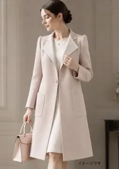 ✨FOXEYフォクシー✨カシミヤ100％ ロングコート 羽織 ベルスリーブ