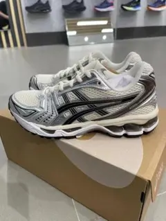 asics ゲルカヤノ14 White/Graphite Grey27㎝