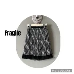 Fragile 幾何学模様 フレアスカート 38のサムネイル