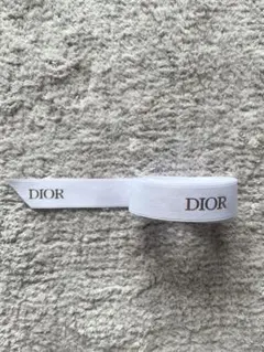 Dior ホワイトサテンリボン