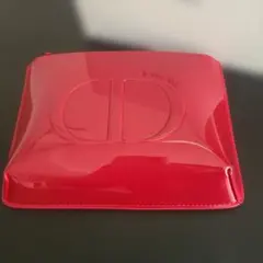 新品・未使用品DIOR ディオール ノベルティ エナメル ポーチ 赤