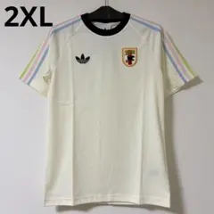 即完売品】サッカー日本代表 2026 オリジナルス Tシャツ ホワイト 2XL