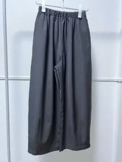 LEPSIM ツイルコクーンパンツ チャコール