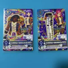 アイカツ ナッツクラッカー ２枚セット 氷上スミレ 音城セイラ スイングロック