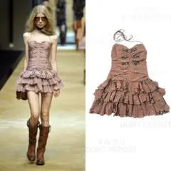 D&G S/S 2010 MINNIE MOUSE SILK DRESS - メルカリ