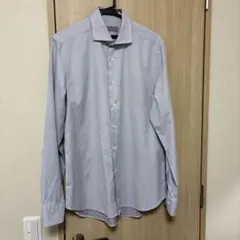 CANALI 薄紫 チェック柄シャツのサムネイル
