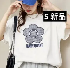 タイムセール数量限定価格【新品】S 白　マリークワント　Tシャツ　半袖　ホワイトのサムネイル