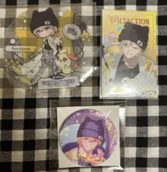 風楽奏斗 VOLTACTION 3周年 チェキ 缶バッジ クリアコースター