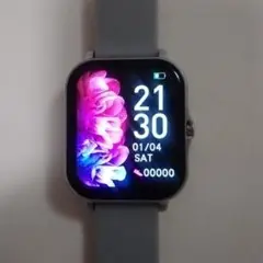 グレー スクエア スマートウォッチ 本体