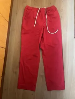 WEGO イージーパンツ 赤 Sサイズ ドローストリング カジュアル