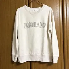 Right-on 裏起毛長袖トレーナー ポートランド レディースMサイズ