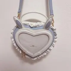 痛バック 水色 痛バ ショルダーバッグ うさ耳