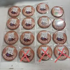 サンリオ はなまるおばけ まるまる むひゅぐるみパティオ 缶バッジ