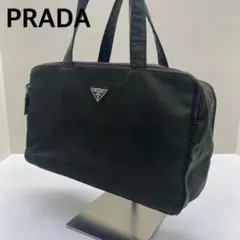 PRADAプラダハンドバッグナイロングリーンバニティバッグ旅行マルチバッグ