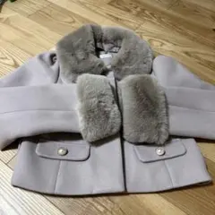 INGNI (イング) ビジューボタンショートコート