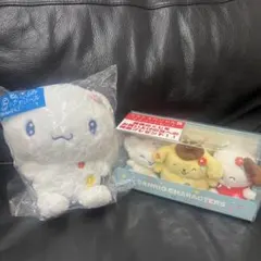 サンリオくじラストワン　サンリオくじシナモンロールぬいぐるみセット