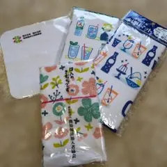 Asahiオリジナル水切りマット、タオルハンカチ