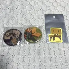 すずめの戸締まり コラボカフェ 缶バッジ& スマホステッカー シール