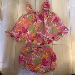 RJC フラワープリント ベビー服 サイズ24M アロハ