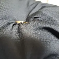 10金　一粒ダイヤモンド　リング
