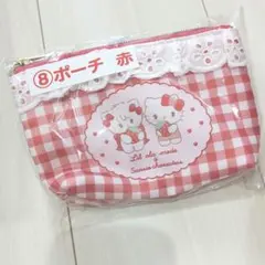 【未開封】 リルアラモード サンリオくじ ポーチ 赤 mikko sanrio