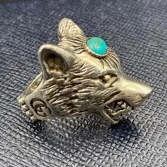 GUCCI グッチ アンガーフォレスト ウルフヘッドリング 20 ウルフ