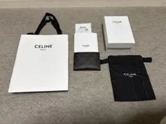 CELINE スナップ付き スモールウォレット バイフォールド Triomphe
