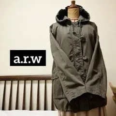 a.r.w (エー・アール・ダブリュー) モッズコート　フーデットコート