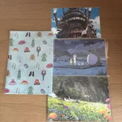 ジブリ　ミニクリアファイル&ポストカードセット
