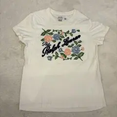 Polo Ralph Lauren 花柄刺繍 Tシャツ S