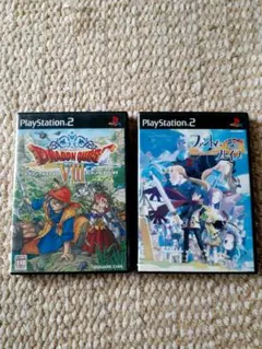 プレステ２用ソフト　ドラクエⅧ　ファントムブレイブ　2本セット