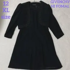 美品　ジバンシー　礼服　喪服　刺繍　高級　大きいサイズ　ワンピース